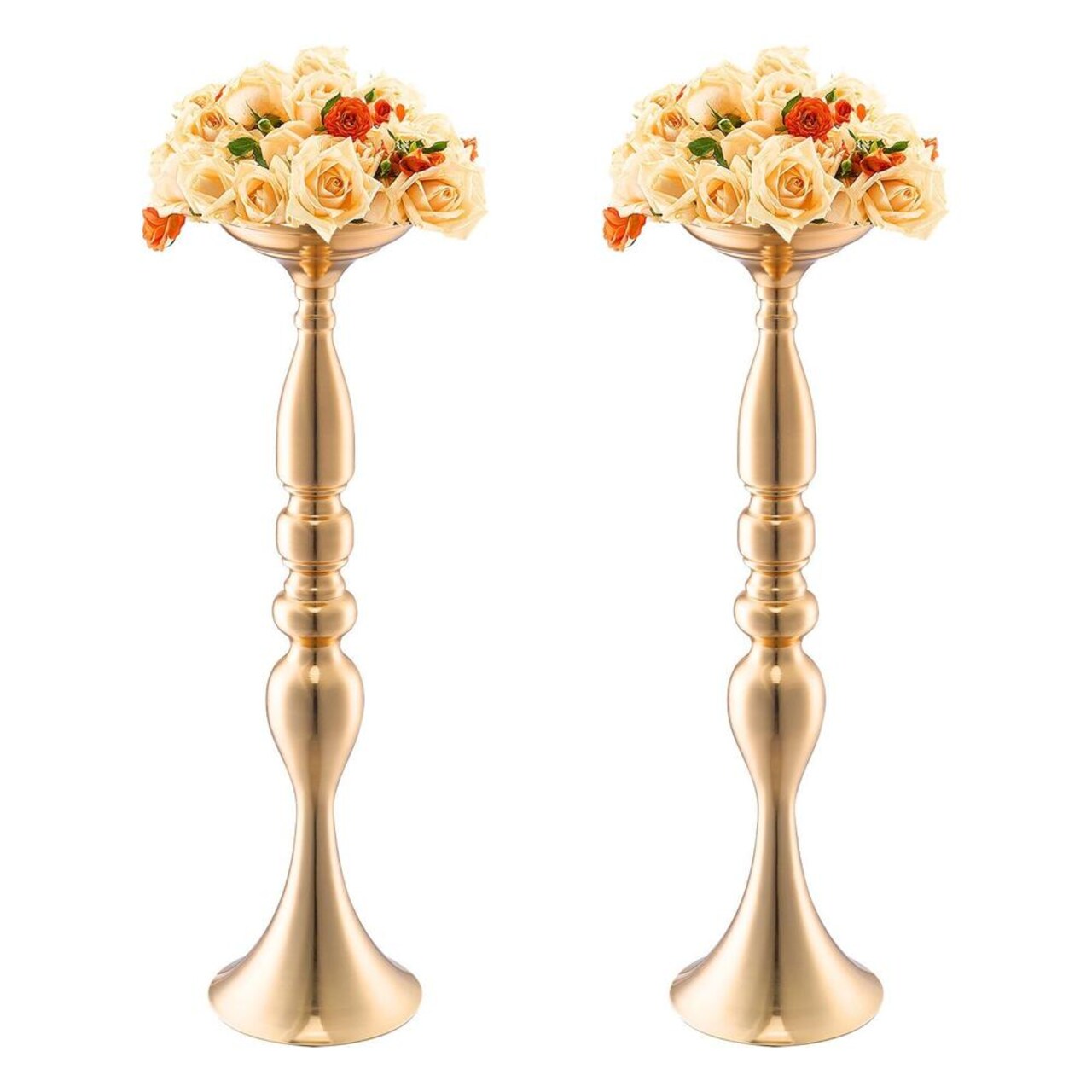 Edge Collections - Gold - Elegant Wedding Floral Stand for Table Décor